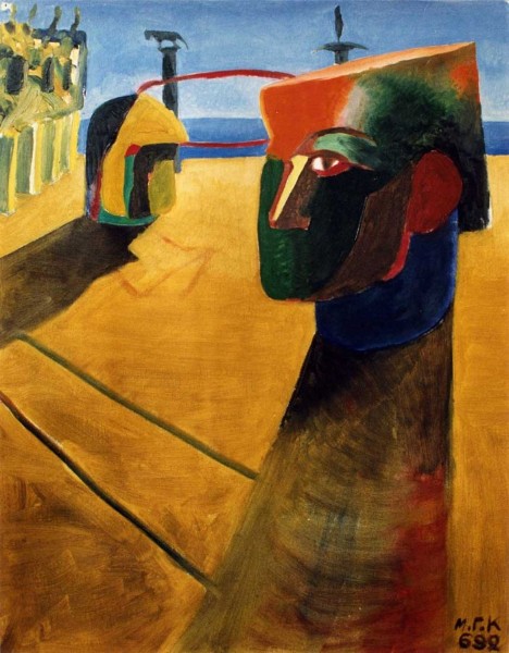 Πορτραίτο με Ε. D. στην Piazzetta San Marco