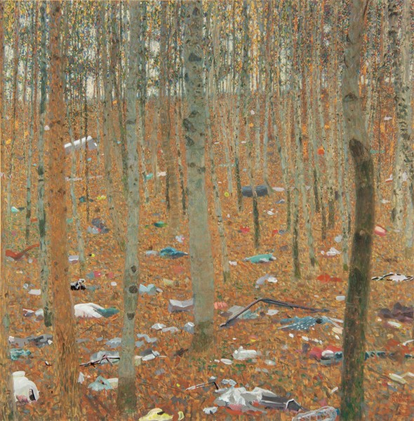 The Dump: Hack of Klimt's 'The Beech Forest I'
