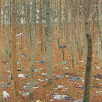 The Dump: Hack of Klimt's 'The Beech Forest I'