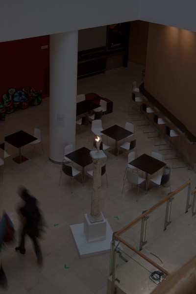 Man Standing, on a Column